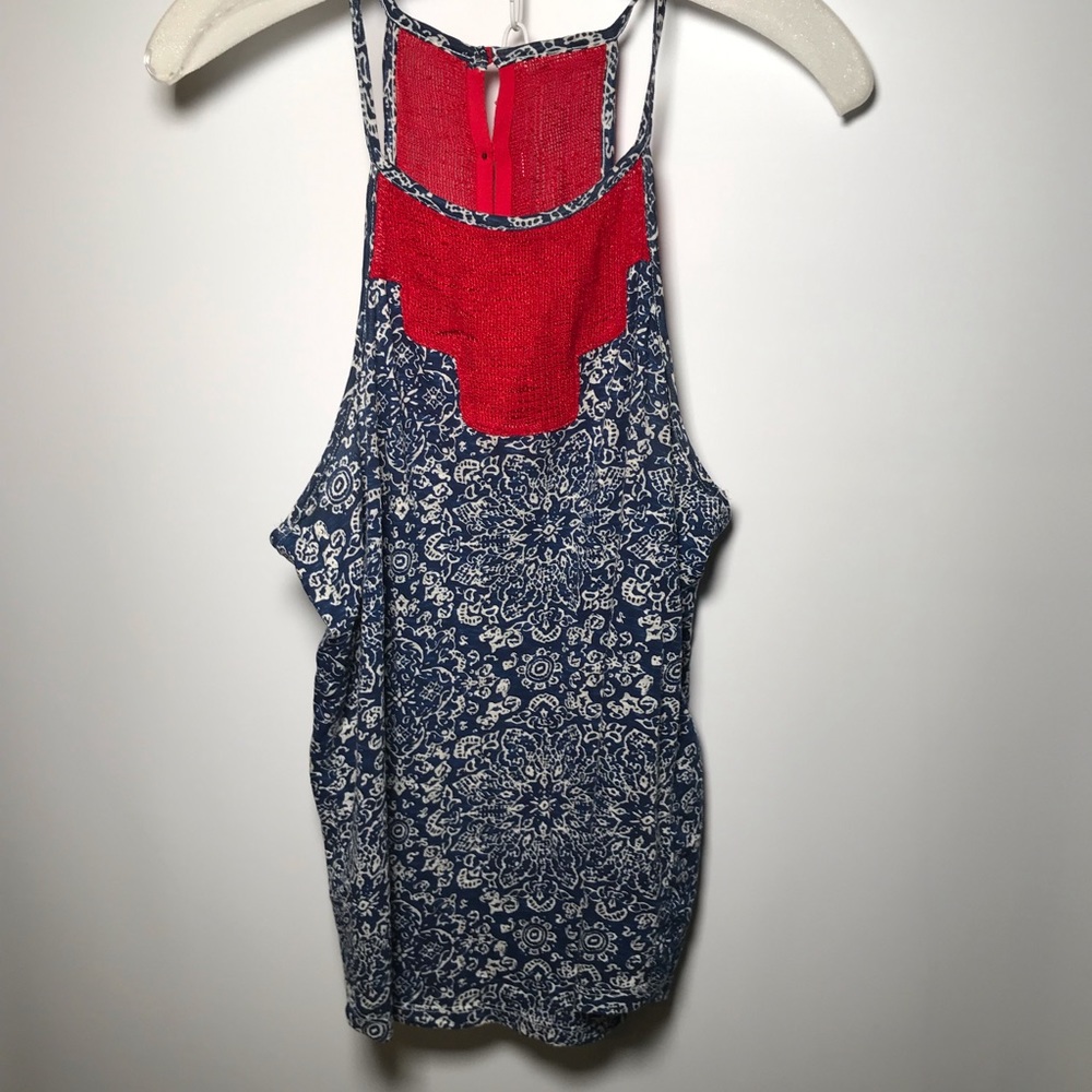 🦄 Lucky Brand tank top size M Patriotic